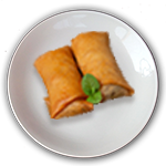 2 Pcs Spring Roll In Batter 