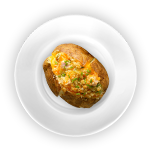 Mixed Cheese Baked Potato 